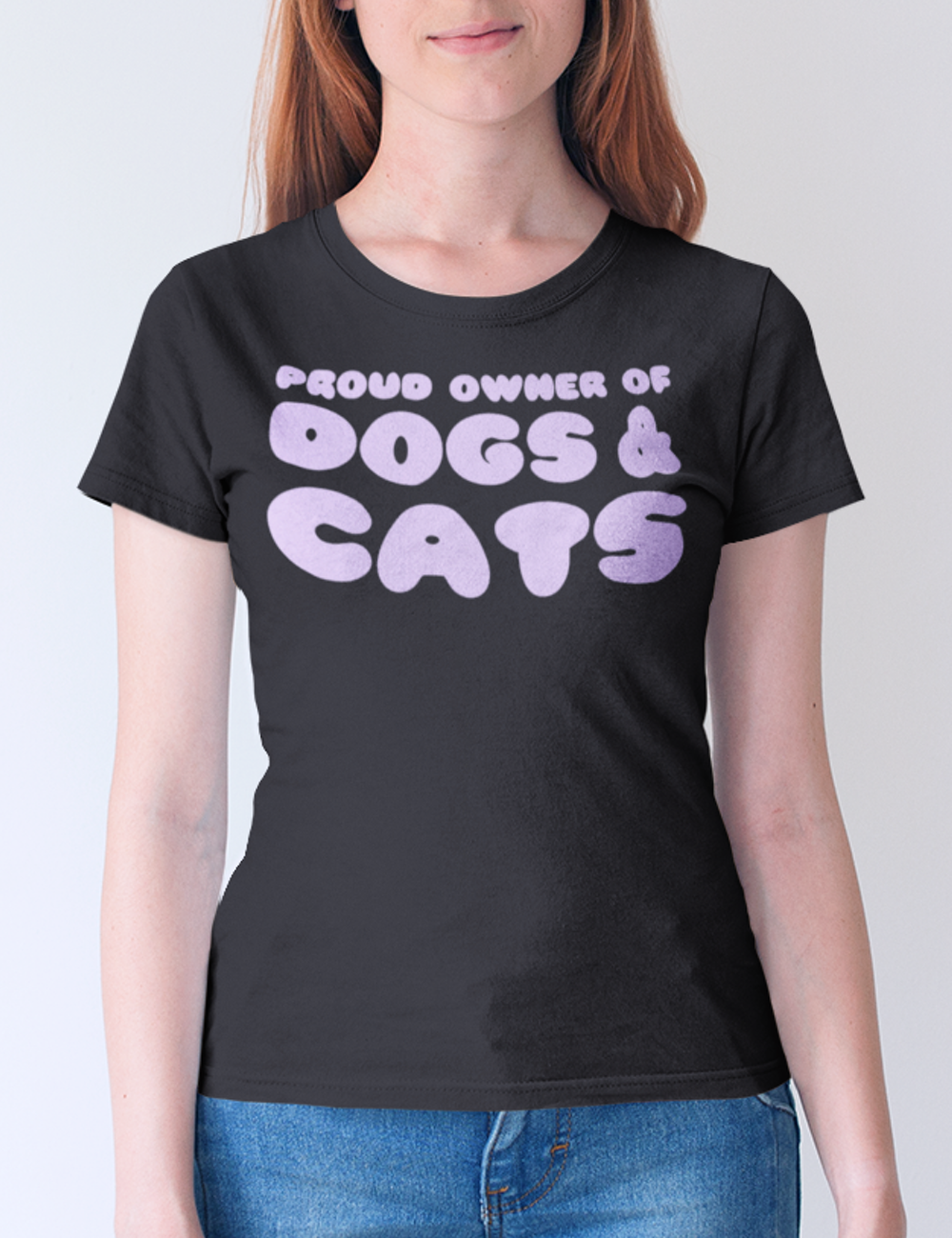 Proud Owner Of Dogs And Cats | Women's Cut T-Shirt OniTakai