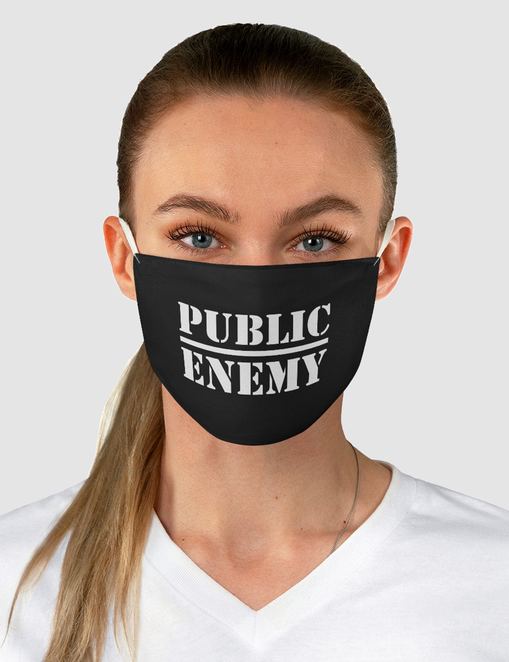 Public Enemy | Two-Layer Polyester Fabric Face Mask OniTakai