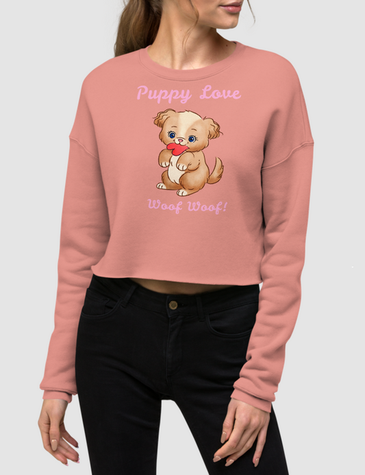 Puppy Love Crop Sweatshirt OniTakai