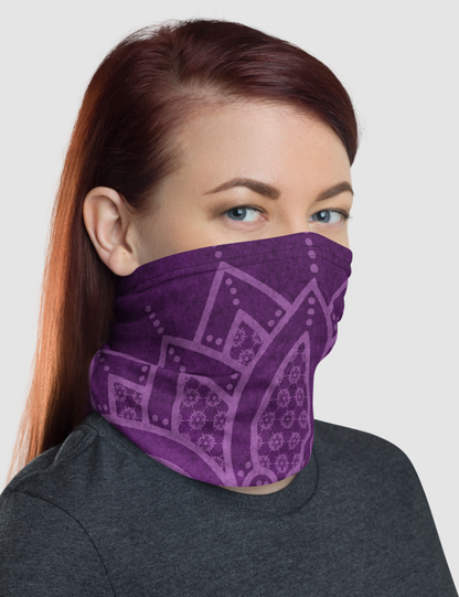 Purple Mandala | Neck Gaiter Face Mask OniTakai
