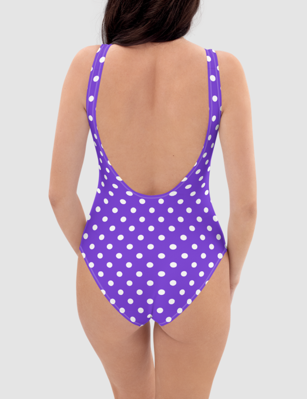 Purple Polka Dot | Women's One-Piece Swimsuit OniTakai