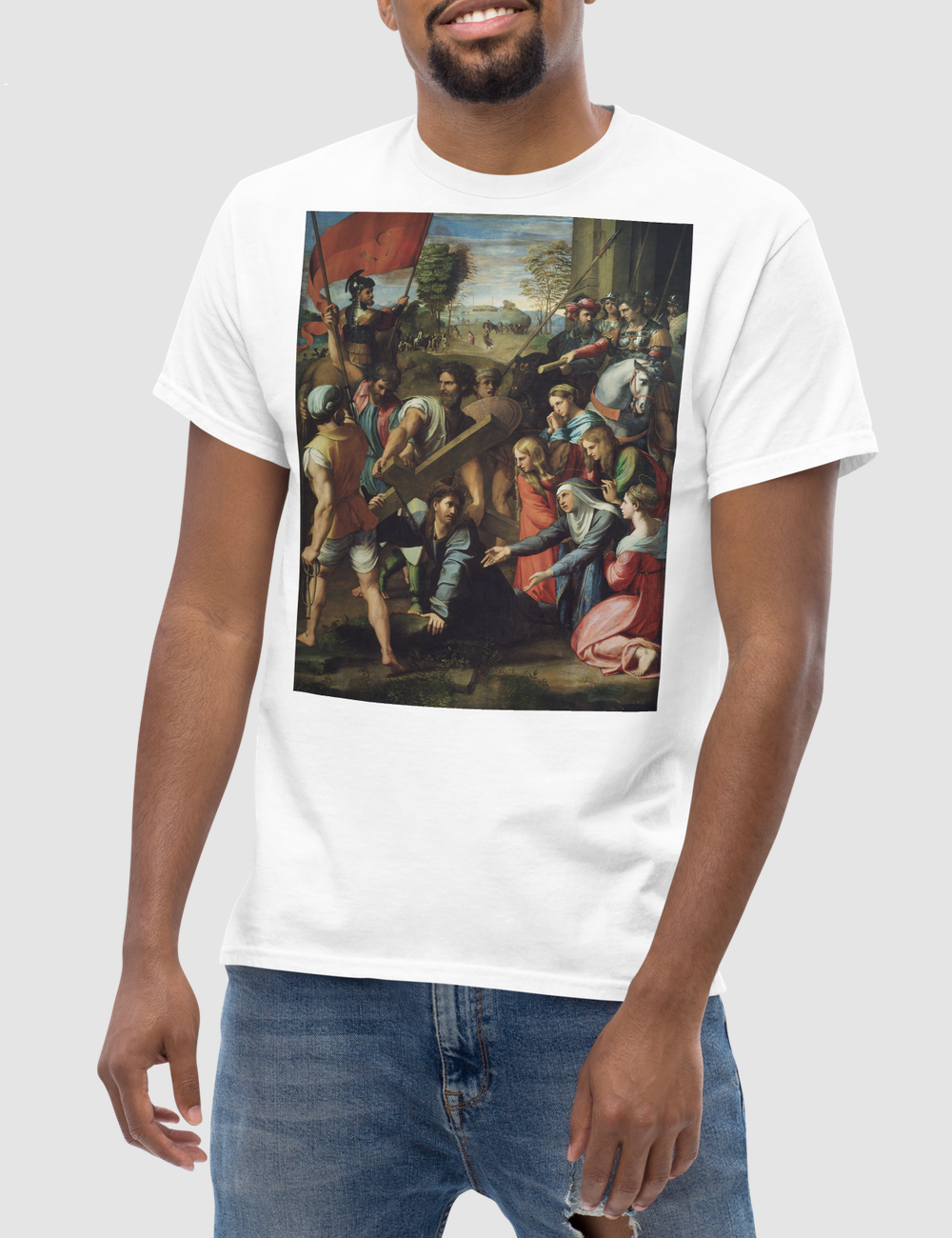Raphael's Christ Falling On The Way To Calvary | T-Shirt OniTakai
