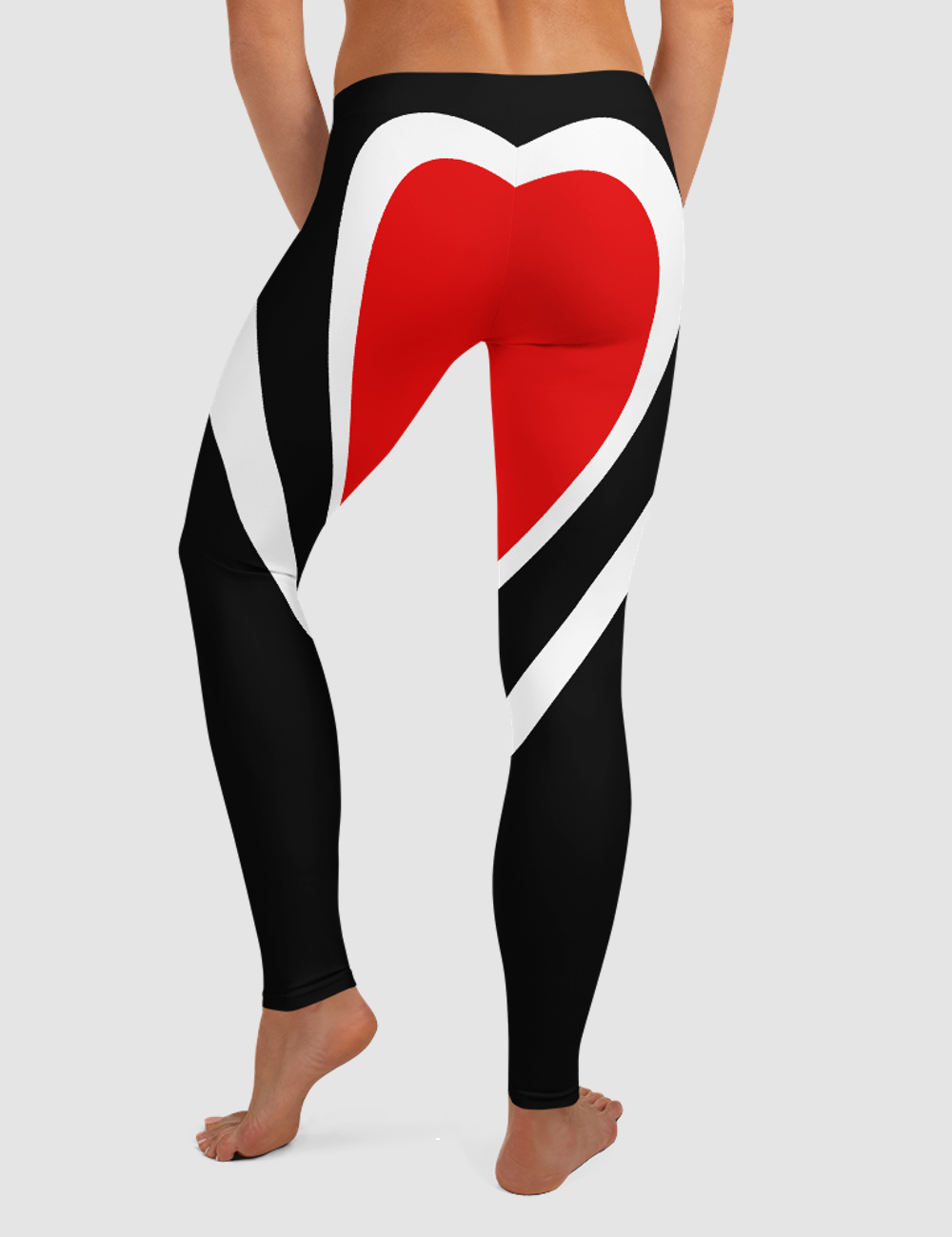 Red Heart | Women's Standard Yoga Leggings OniTakai