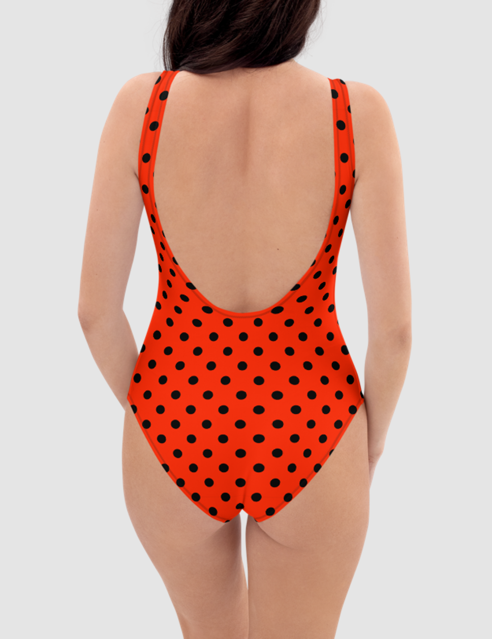 Red Polka Dot | Women's One-Piece Swimsuit OniTakai