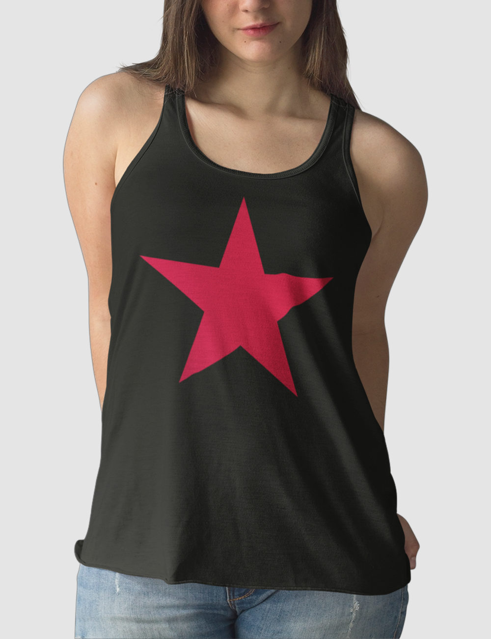 Red Star | Women's Cut Racerback Tank Top OniTakai