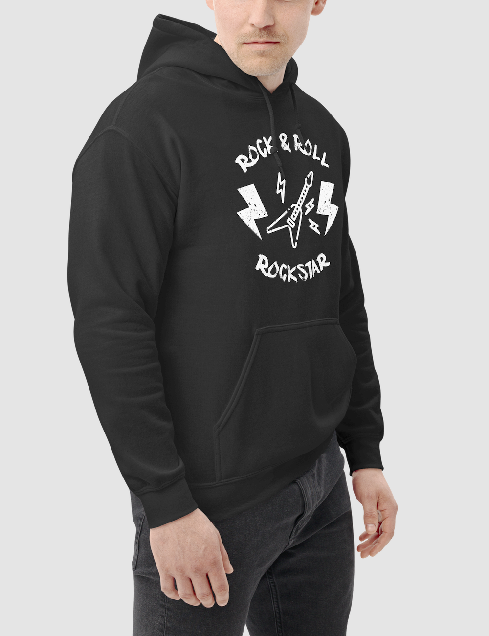 Rock & Roll Rockstar Men's Classic Hoodie OniTakai