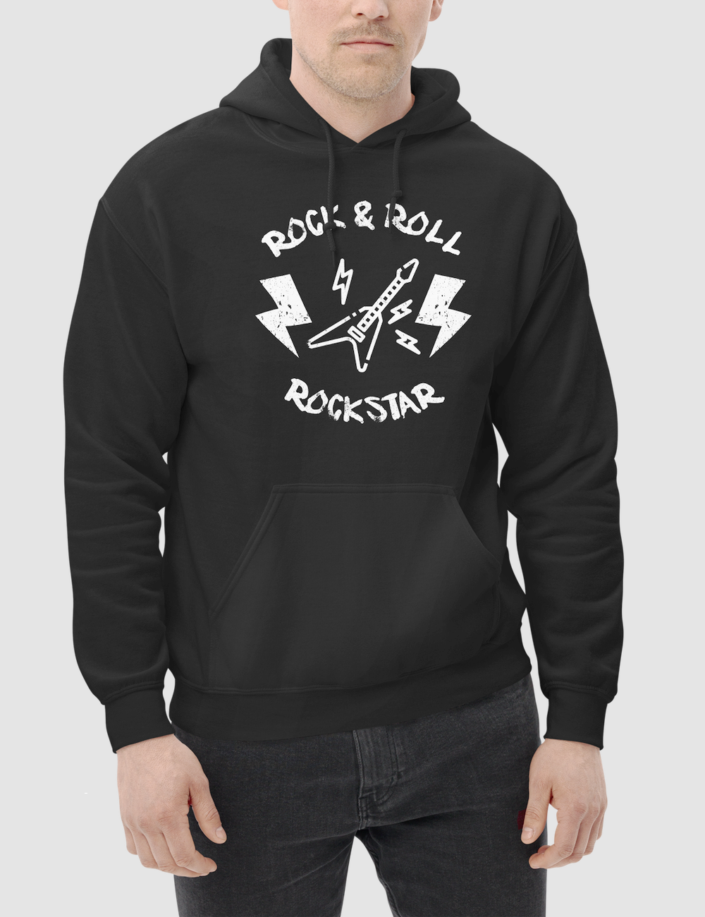 Rock & Roll Rockstar Men's Classic Hoodie OniTakai