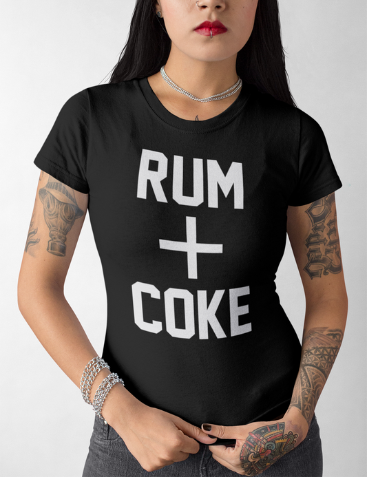 Rum And Coke | Women's Cut T-Shirt OniTakai
