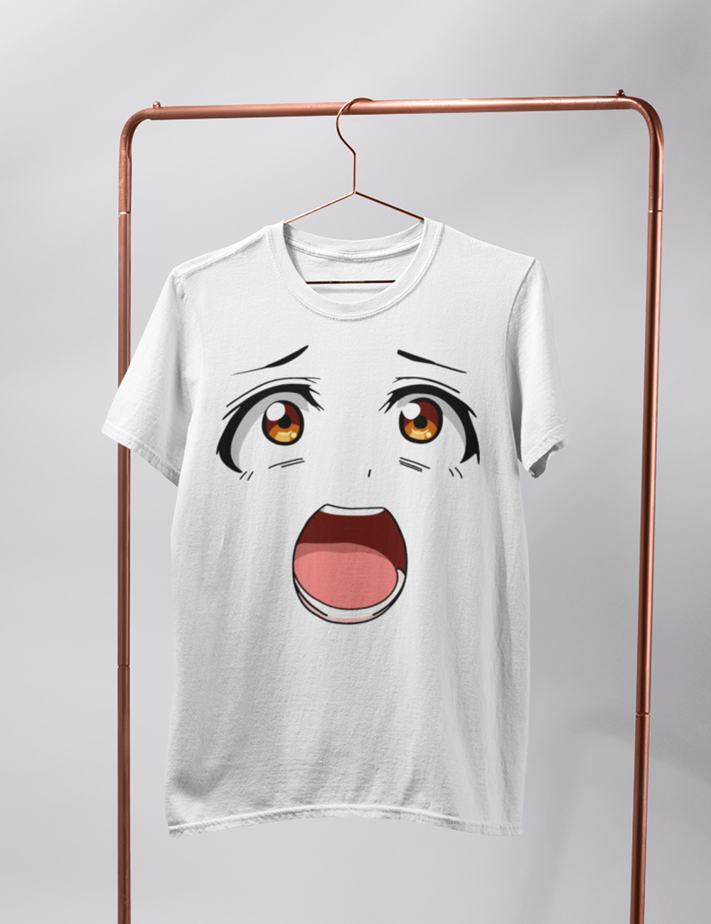 Screaming Anime Face | T-Shirt OniTakai