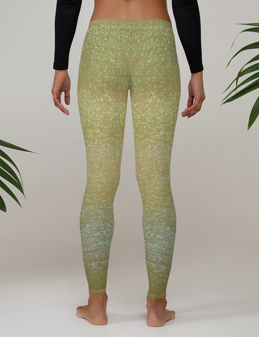 Sea Elf Gold Women's Standard Yoga Leggings OniTakai