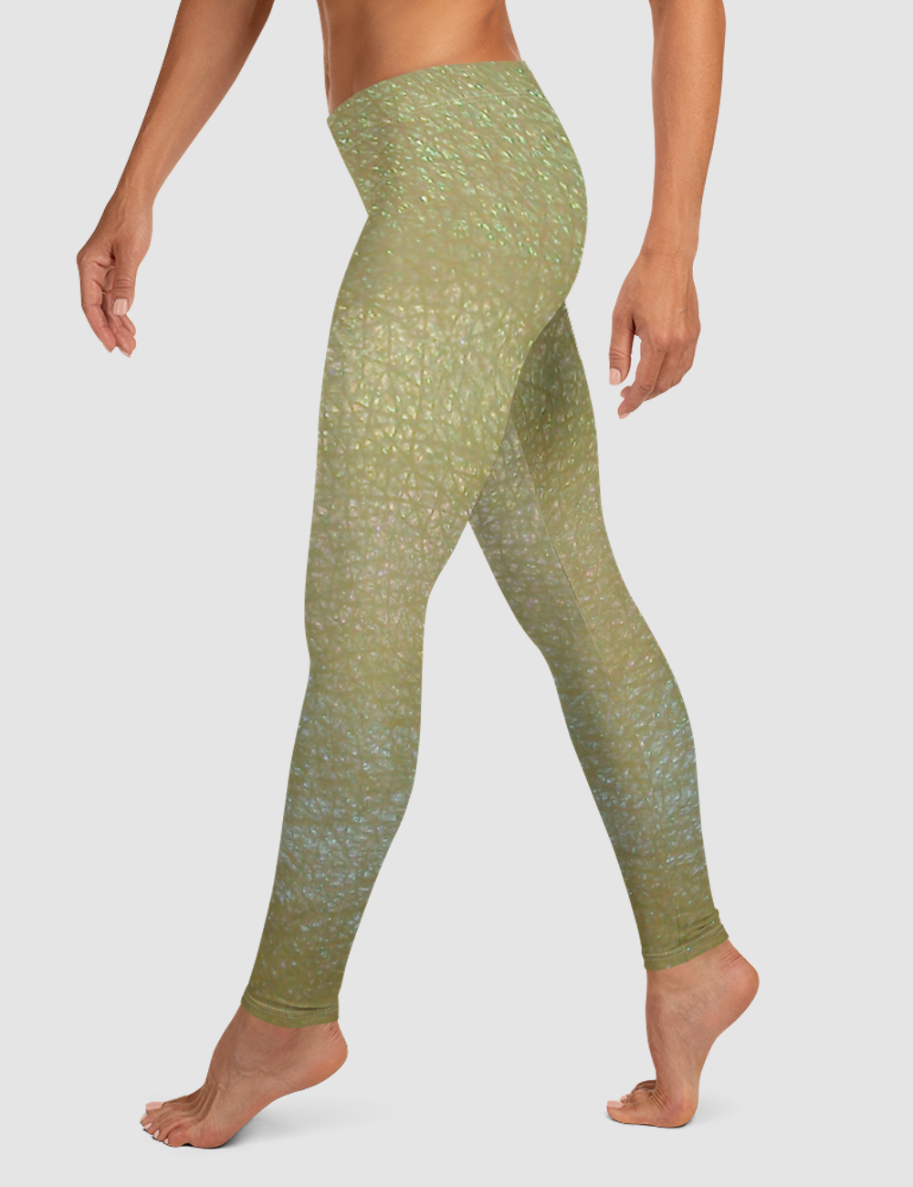 Sea Elf Gold Women's Standard Yoga Leggings OniTakai