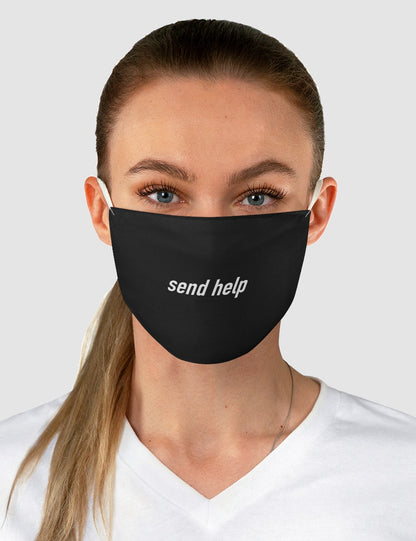 Send Help | Two-Layer Polyester Fabric Face Mask OniTakai