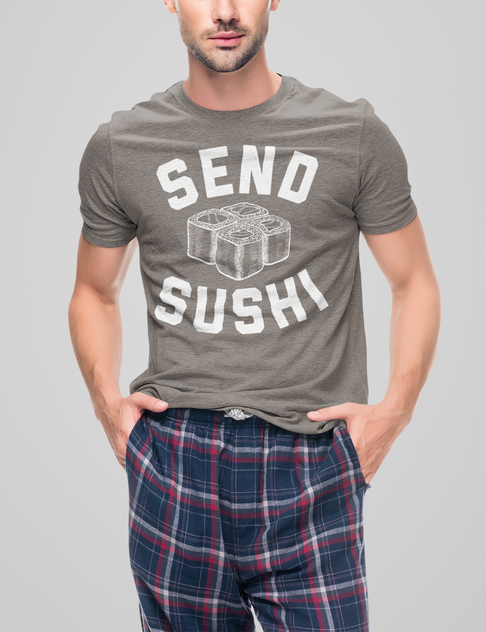 Send Sushi | Tri-Blend T-Shirt OniTakai