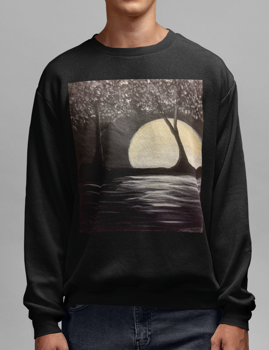 Serene Moonlight Crewneck Sweatshirt OniTakai