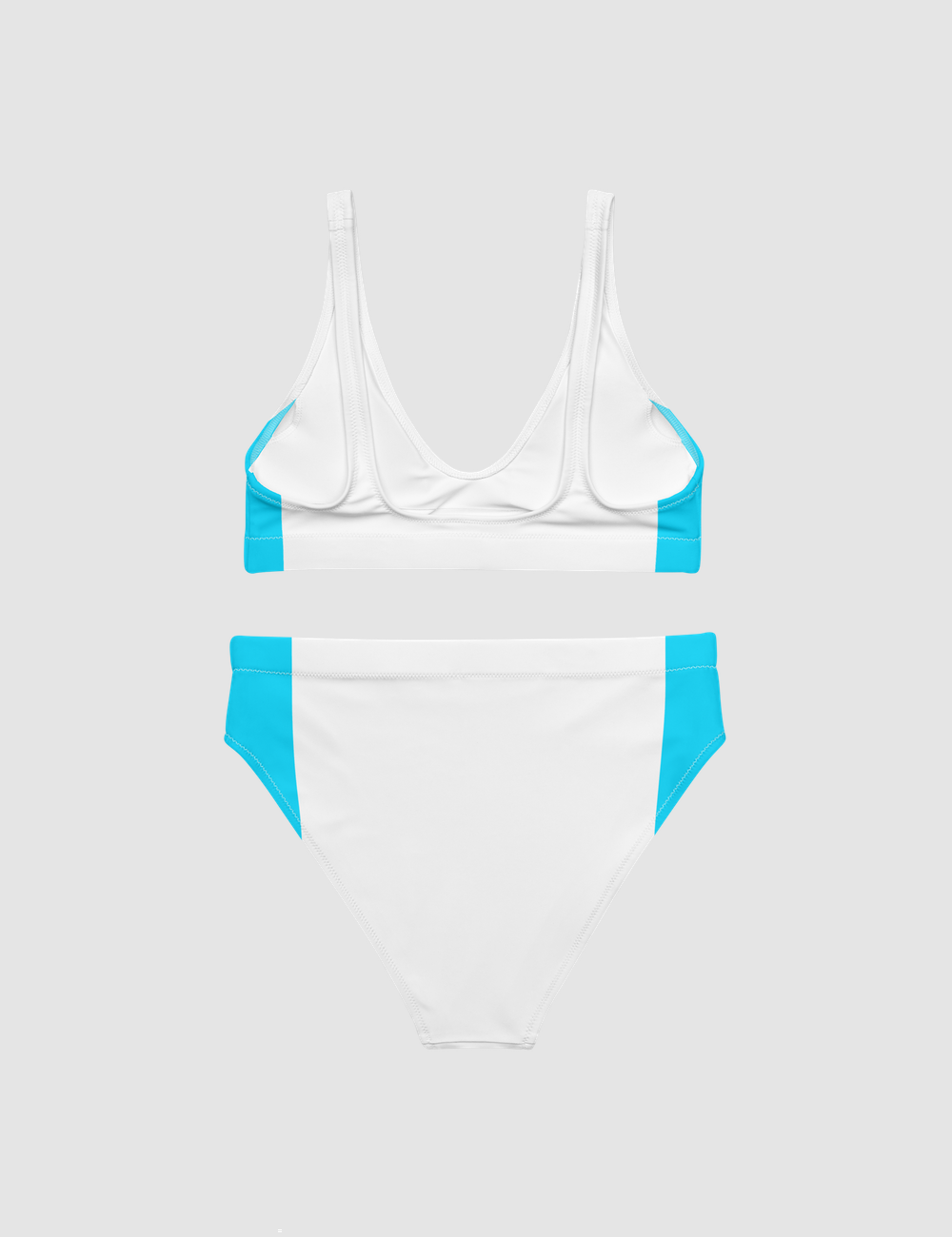 Sky Blue Sonya | Women's Essential High-Waisted Bikini OniTakai