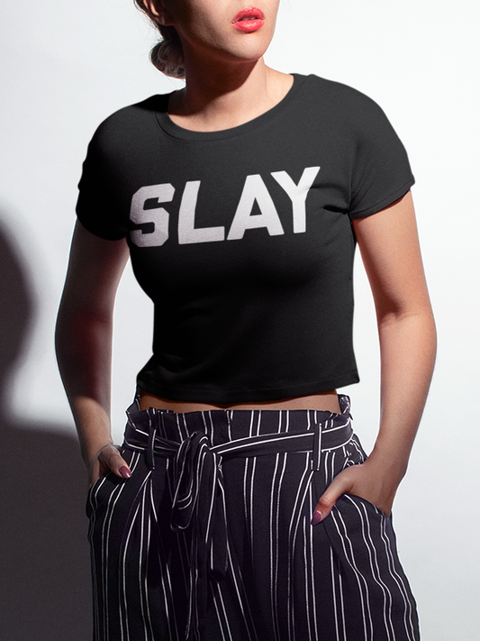 Slay Crop Top T-Shirt OniTakai