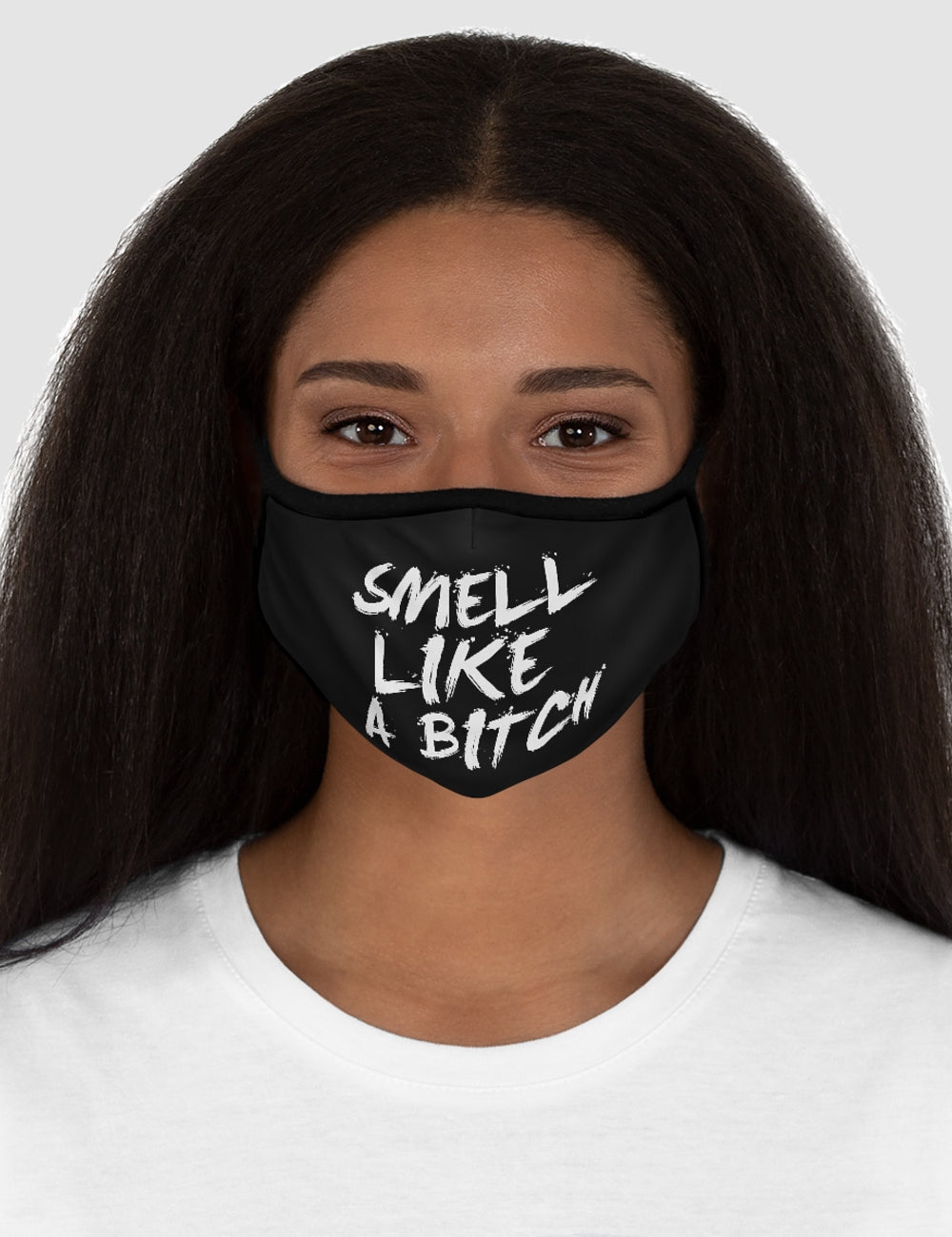 Smell Like A Bitch | Fitted Double Layered Polyester Face Mask OniTakai