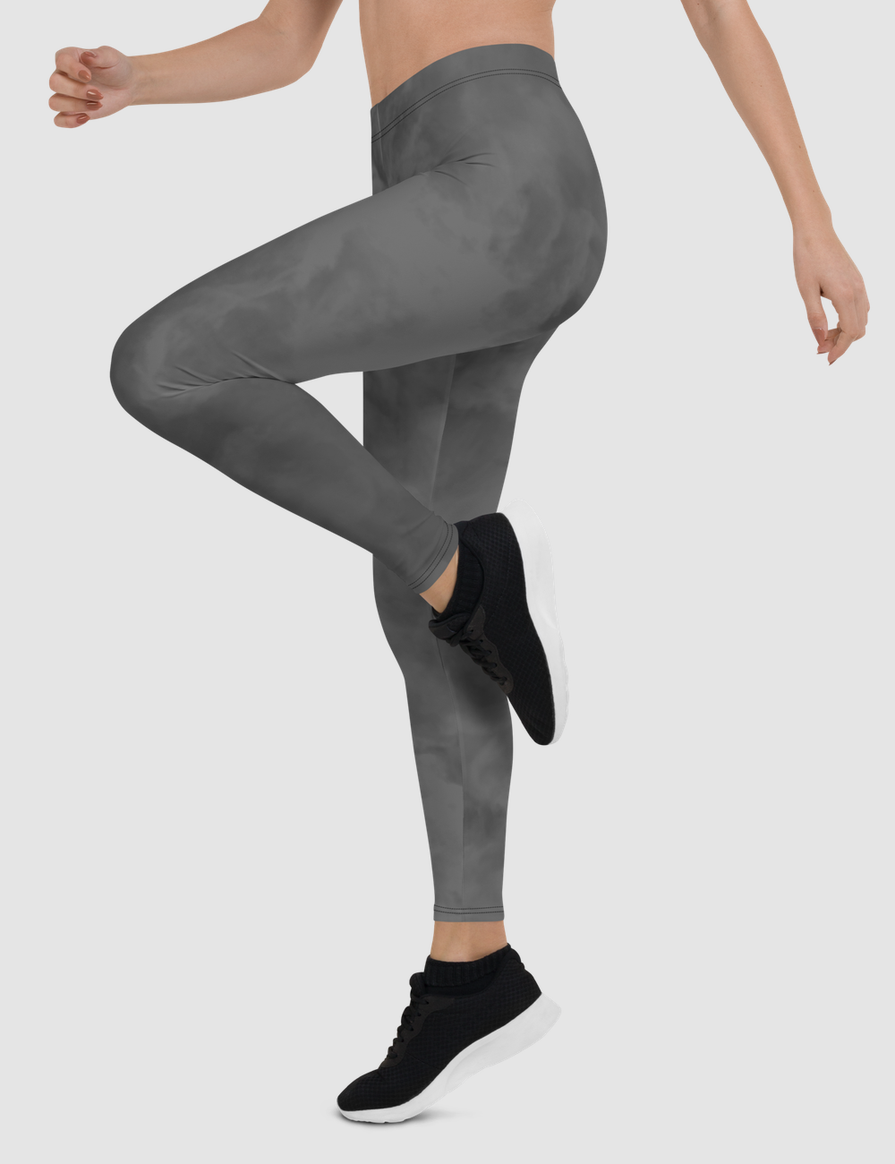 Smokey Black | Women's Standard Yoga Leggings OniTakai