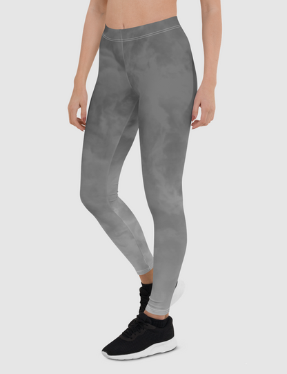 Smokey Dark Ombre Women's Standard Yoga Leggings OniTakai