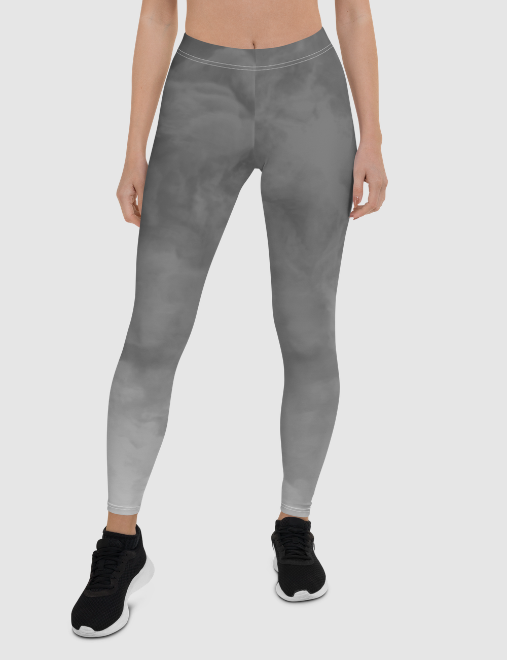 Smokey Dark Ombre Women's Standard Yoga Leggings OniTakai