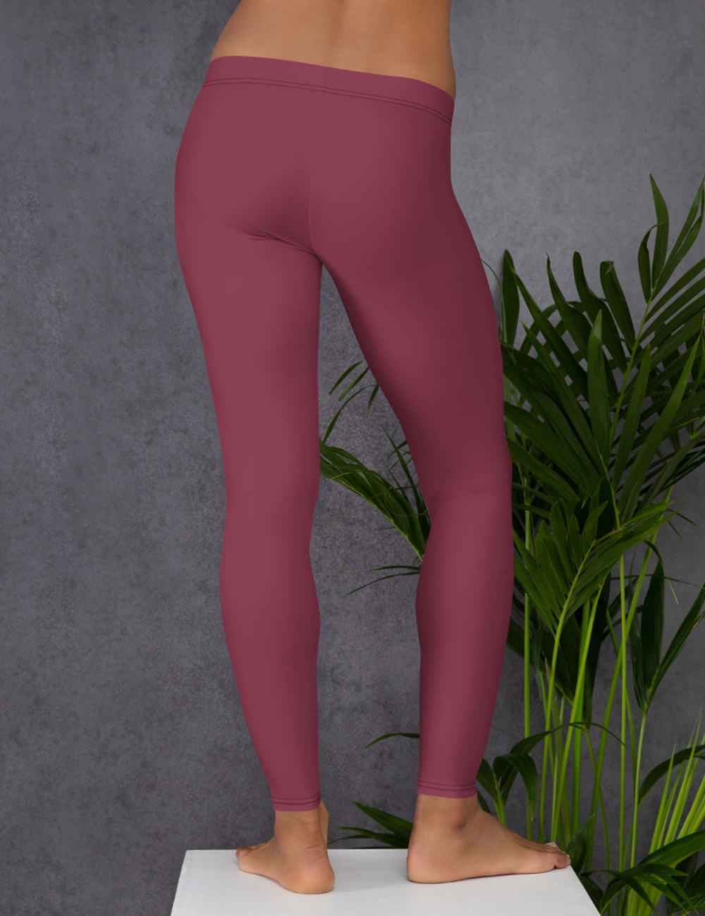 Somber Cerise | Women's Standard Yoga Leggings OniTakai