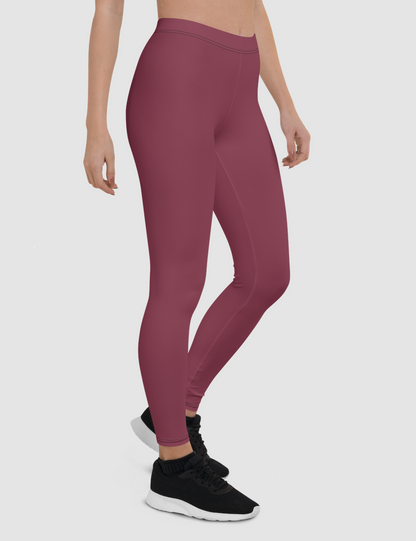 Somber Cerise | Women's Standard Yoga Leggings OniTakai