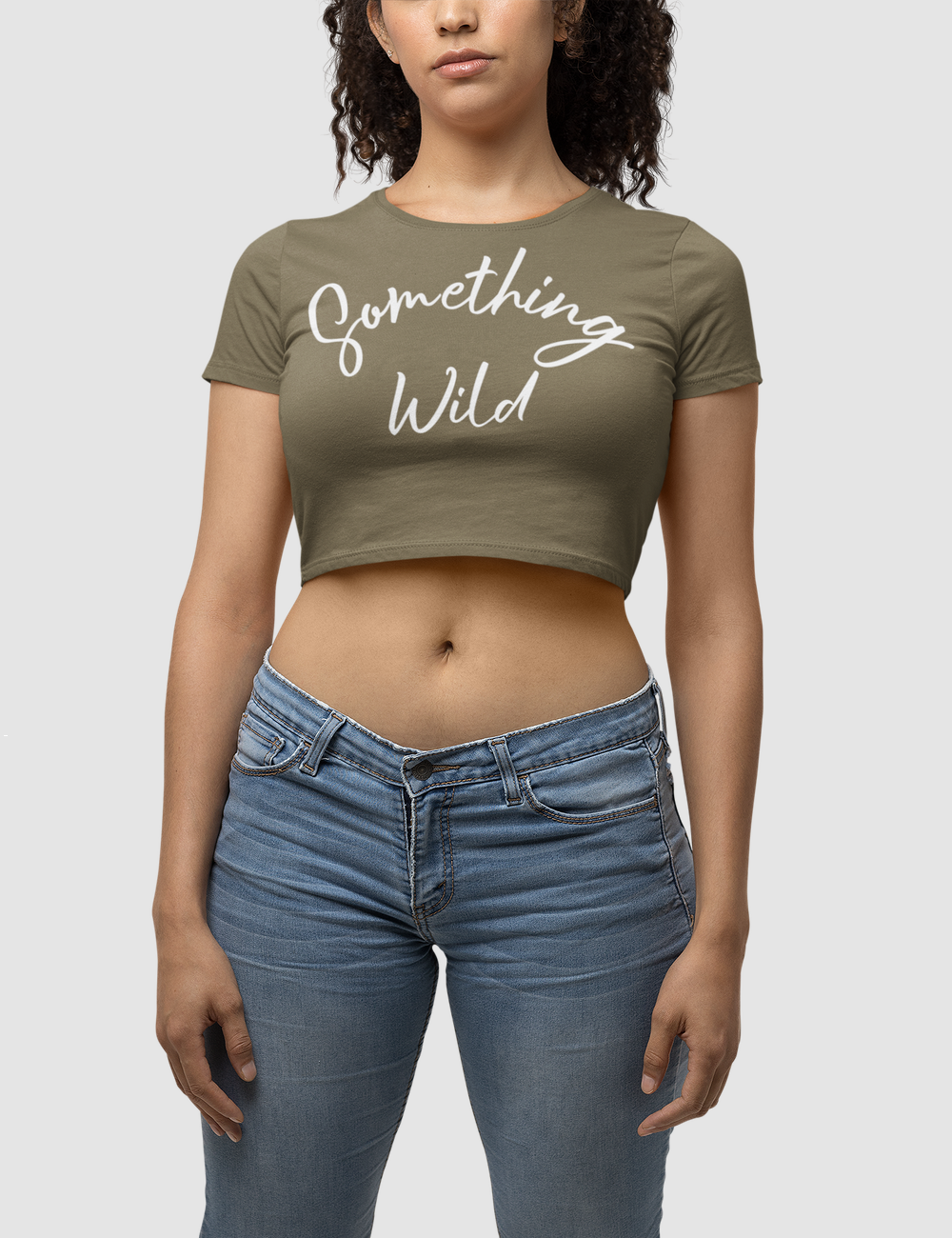 Something Wild Women's Fitted Crop Top T-Shirt OniTakai