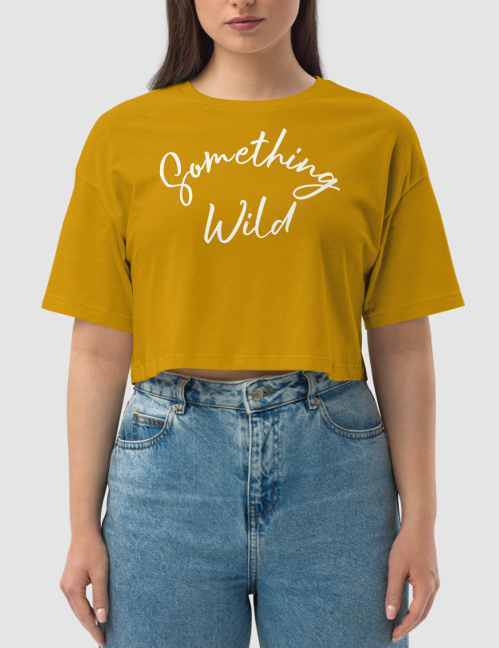 Something Wild | Women's Loose Fit Crop Top T-Shirt OniTakai