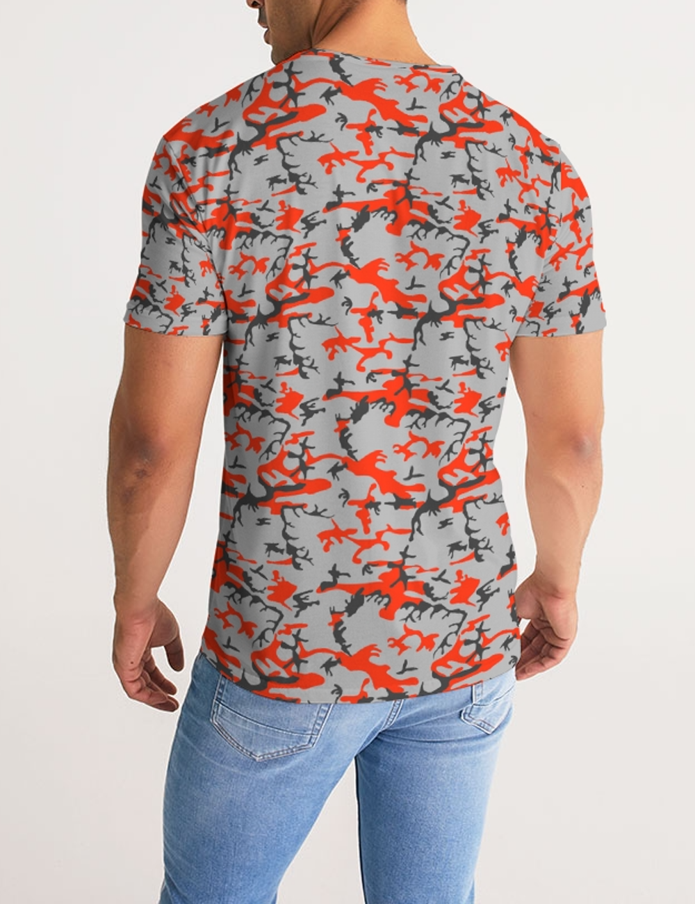 Sparse Autumn Woodland Camo | Men's Sublimated T-Shirt OniTakai