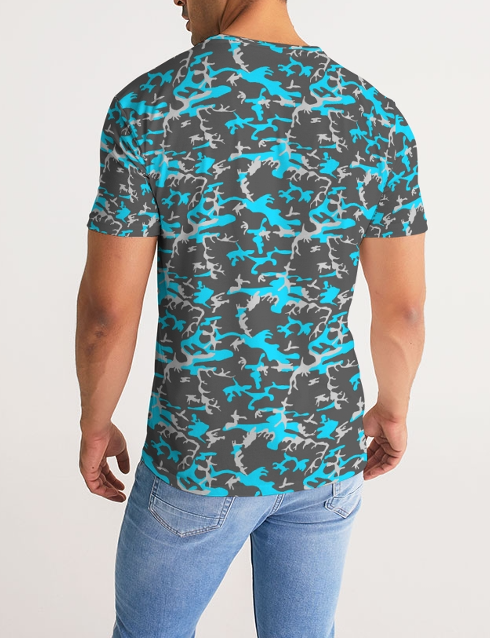 Sparse Neon Woodland Camo | Men's Sublimated T-Shirt OniTakai