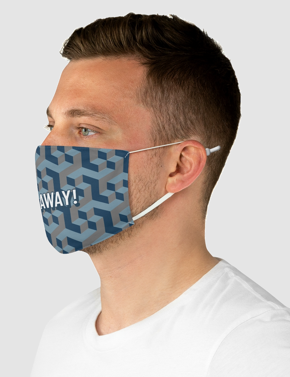 Stay Away! | Fabric Face Mask OniTakai