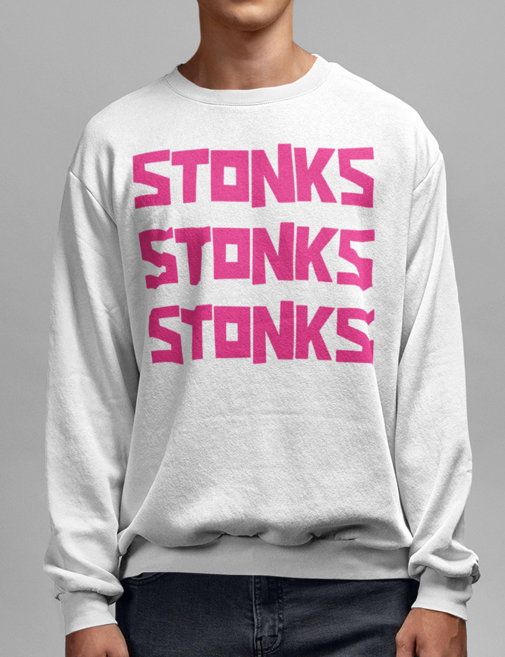 Stonks Stonks Stonks | Crewneck Sweatshirt OniTakai