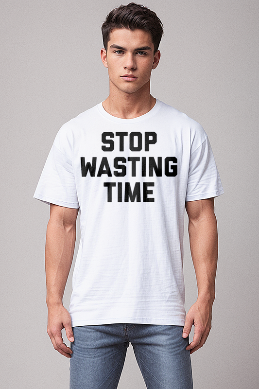 Stop Wasting Time Men's Classic T-Shirt OniTakai