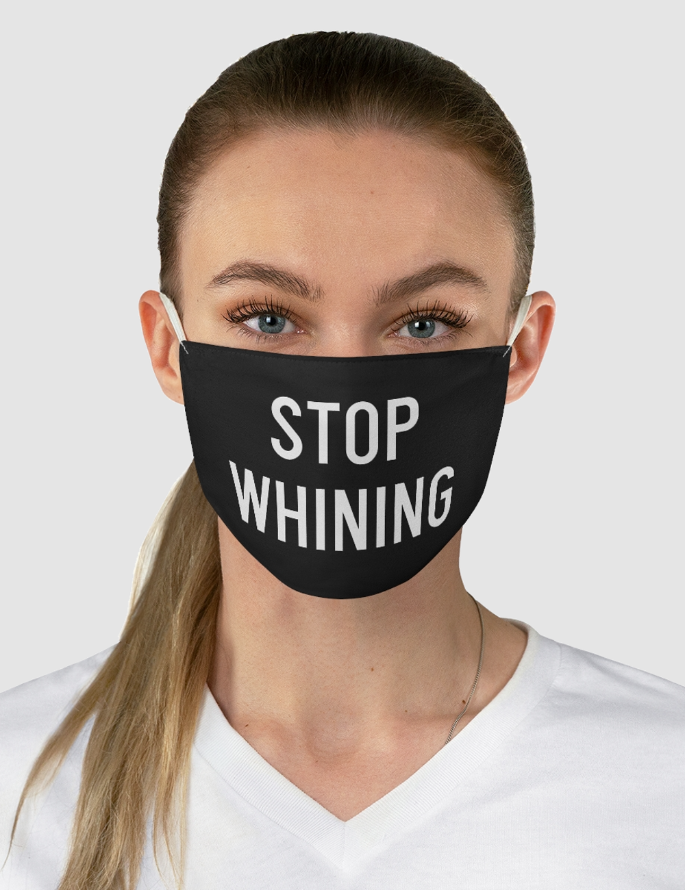 Stop Whining | Two-Layer Polyester Fabric Face Mask OniTakai