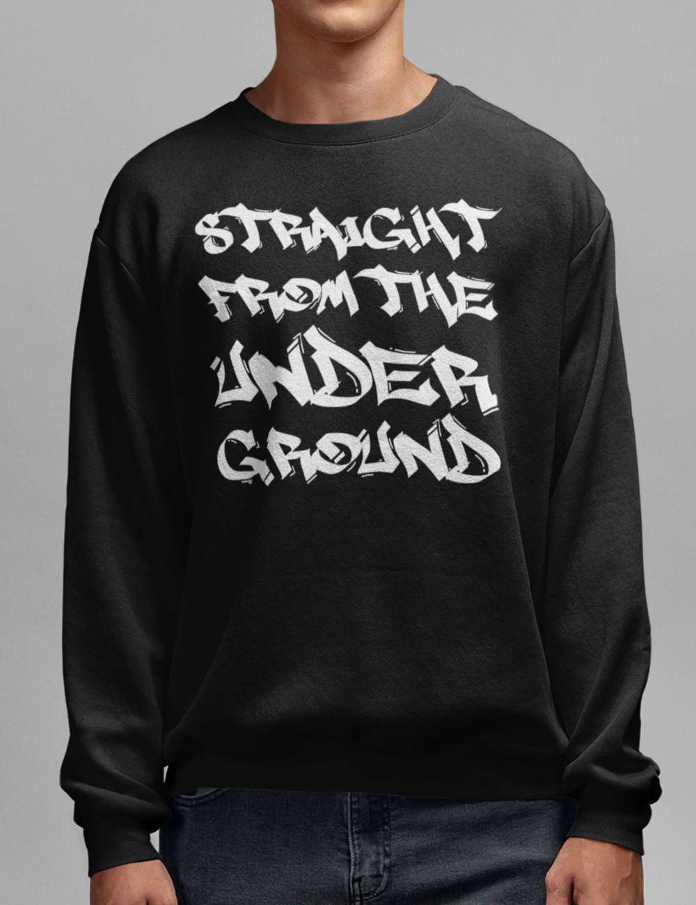 Straight From The Underground Crewneck Sweatshirt OniTakai