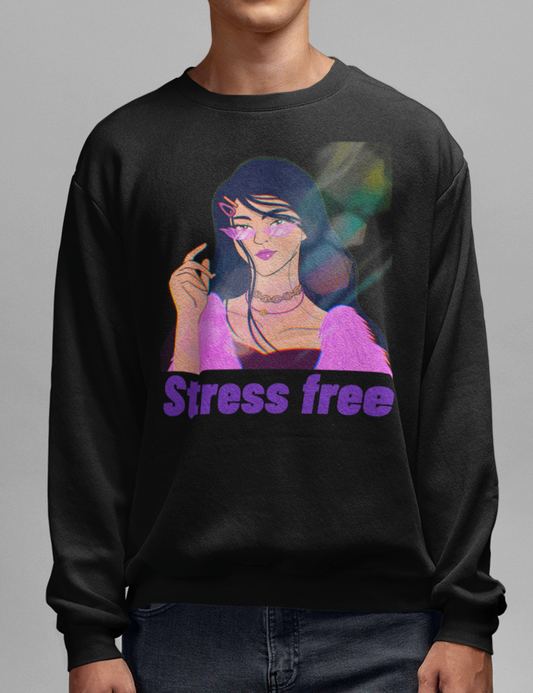 Stress Free | Crewneck Sweatshirt OniTakai