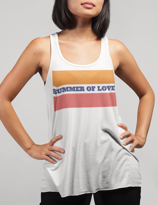 Summer Of Love | Women's Cut Racerback Tank Top OniTakai