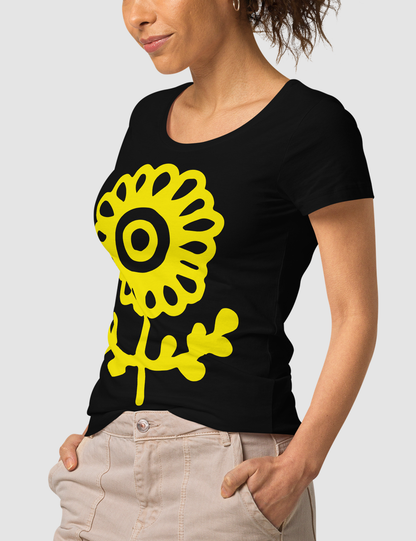 Sunflower | Women's Organic Round Neck T-Shirt OniTakai