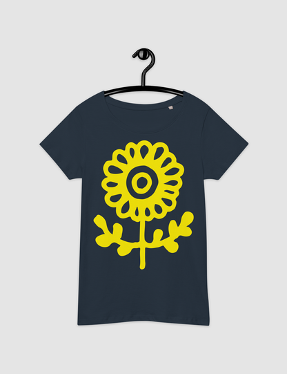 Sunflower | Women's Organic Round Neck T-Shirt OniTakai