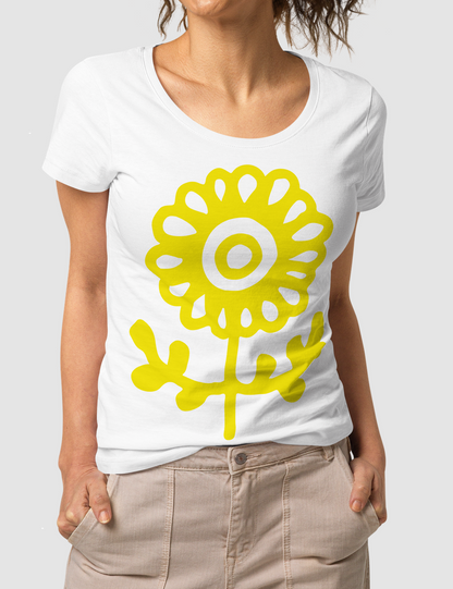 Sunflower | Women's Organic Round Neck T-Shirt OniTakai