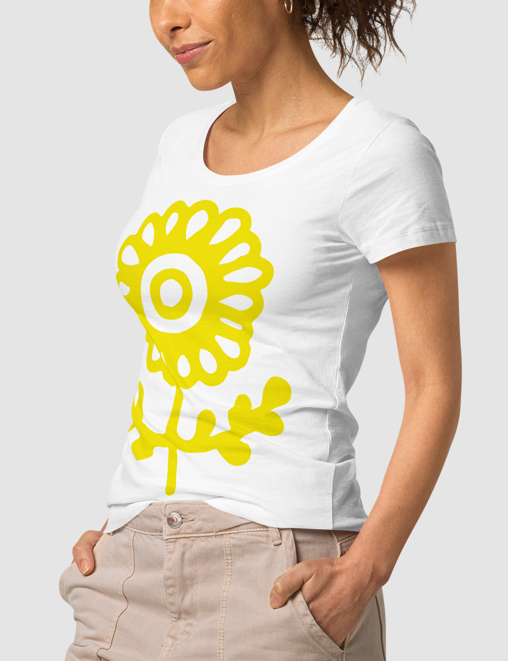 Sunflower | Women's Organic Round Neck T-Shirt OniTakai