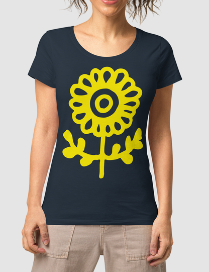 Sunflower | Women's Organic Round Neck T-Shirt OniTakai