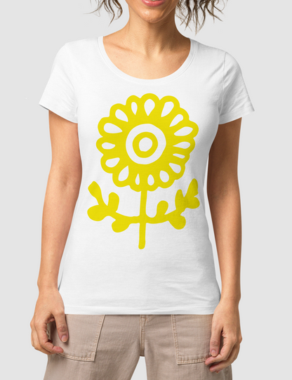 Sunflower | Women's Organic Round Neck T-Shirt OniTakai