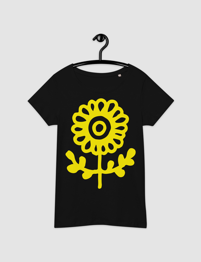 Sunflower | Women's Organic Round Neck T-Shirt OniTakai