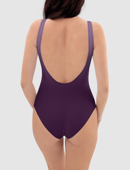 Sunset Plum Ombre Women's One-Piece Swimsuit OniTakai