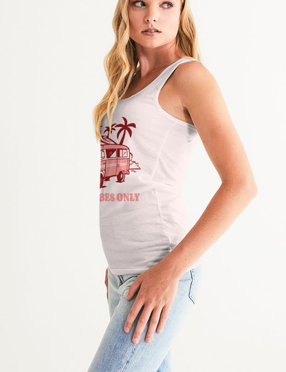 Surf Vibes Only | Women's Premium Fitted Tank Top OniTakai