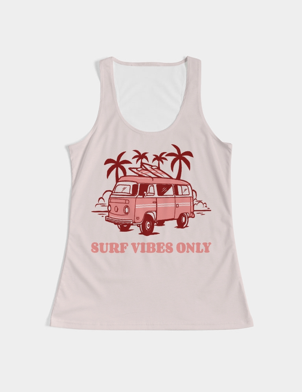Surf Vibes Only | Women's Premium Fitted Tank Top OniTakai