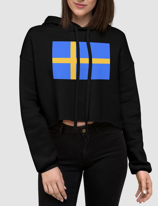 Swedish Flag | Crop Hoodie OniTakai