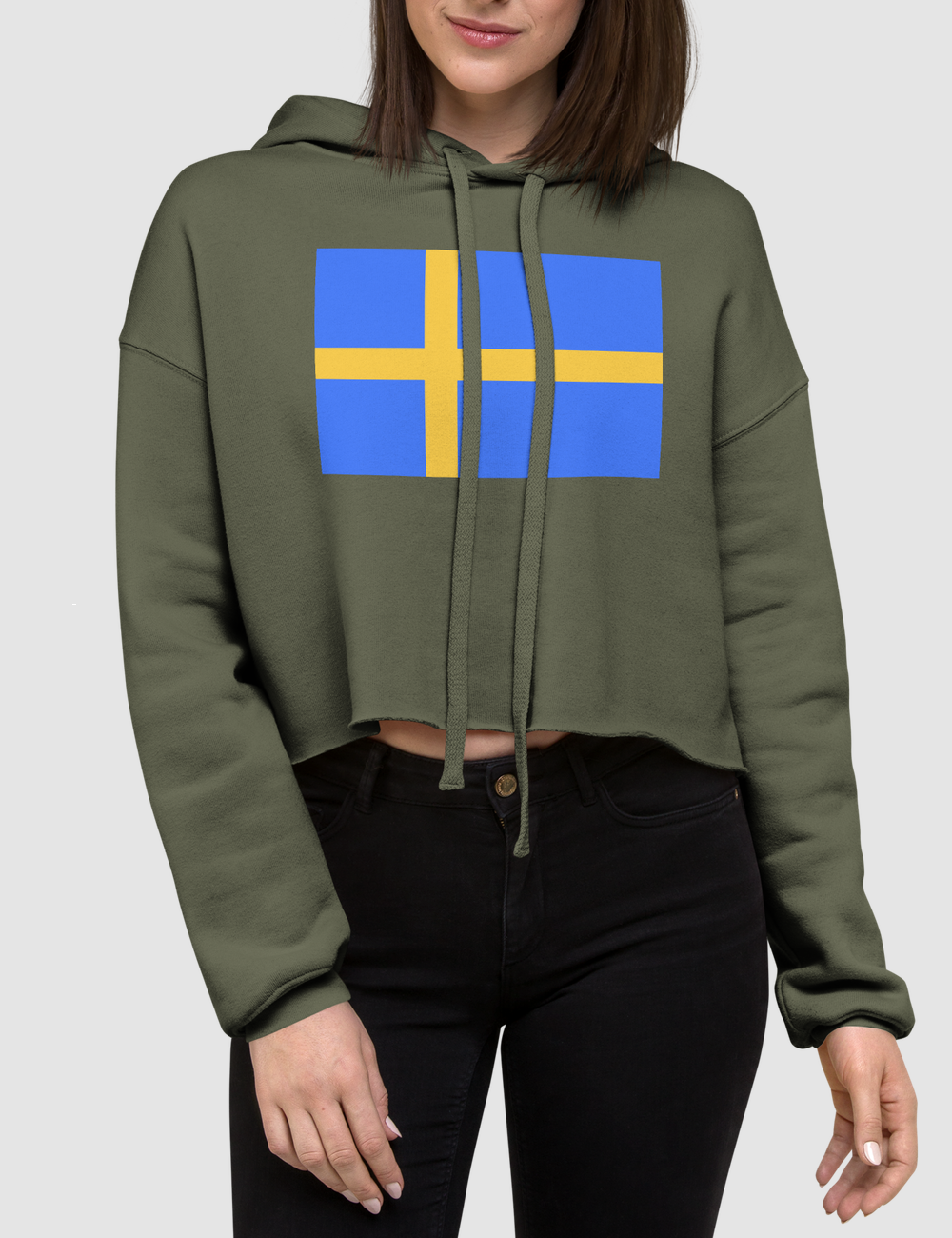 Swedish Flag | Crop Hoodie OniTakai