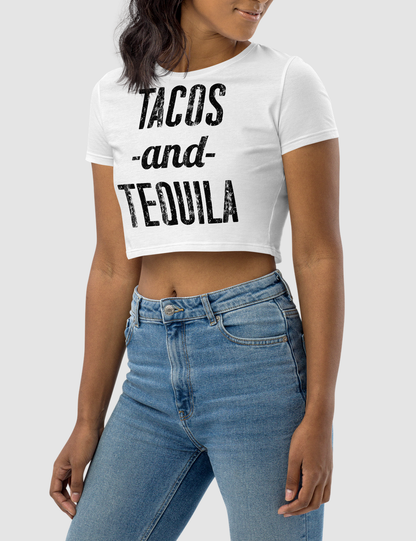 Tacos And Tequila | Women's Crop Top T-Shirt OniTakai